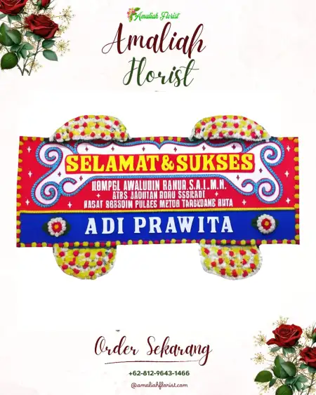 Papan Bunga Ucapan Selamat Peneket